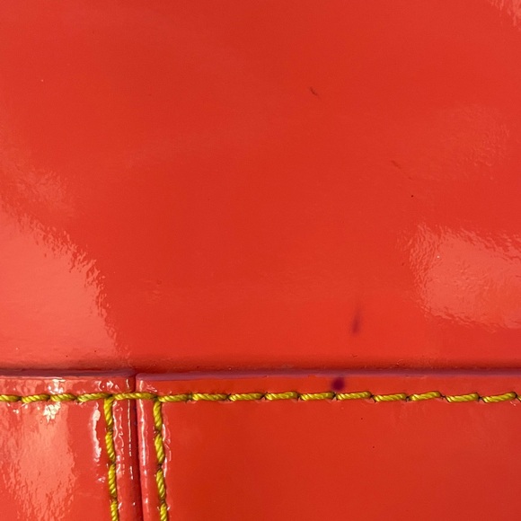 Dooney & Bourke Pink Tasha Patent Leather Drawstring Bucket Bag - Picture 7 of 9